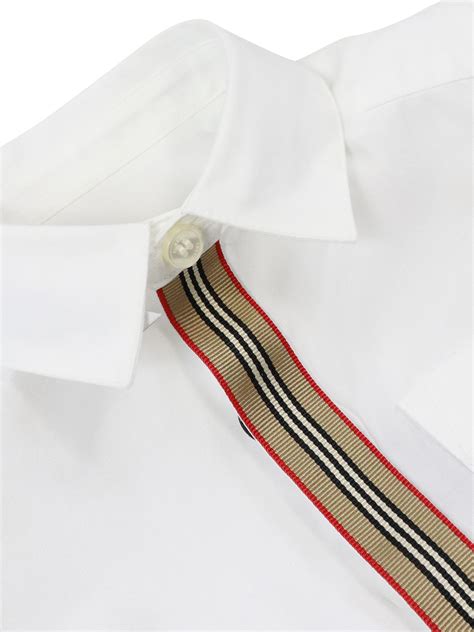 burberry hemd weiß
